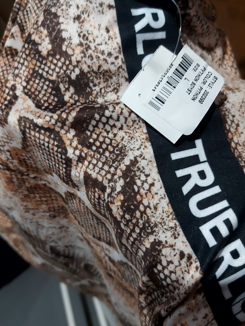 True Religion Python Bodysuit Nwt - Picture 3 of 3